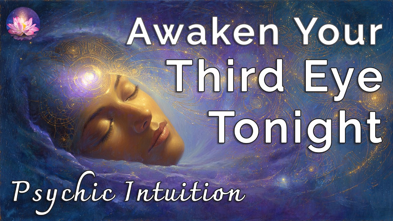 Third Eye Activation 🪬 Sleep Hypnosis to Awaken Intuition & Psychic Gifts Tonight | 8Hr Theta Waves