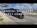Special Transport: Turnkey Home Delivery | ATS Ep. 1 | Sacramento to Modesto Route