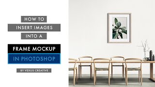 How to Edit Interior Scene Mockups and Frame Mockups with Smart Objects in Adobe Photoshop screenshot 4