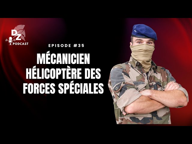Mécanicien hélicoptère dans les Forces Spéciales Terre