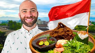 100 Hours in Indonesia!! 🇮🇩 Bandung Village Food Experience!