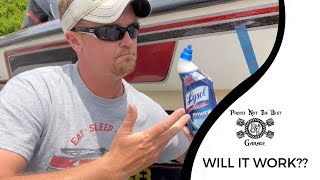 Cleaning A Fiberglass Boat With Toilet Bowl Cleaner