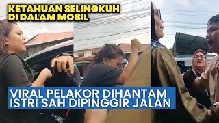 HEBOH! Istri Sah Pergoki Suami Diduga Selingkuh di Dalam Mobil, Warga Medan Ikut Geger