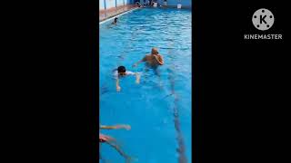 Advance Yoga In Pool