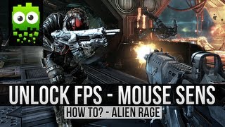 How To? Alien Rage - Unlimited: Unlock FPS & Change Mouse Sensitivity in the Encrypted Config.
