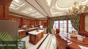 Blender 3d interior design | 01 Mẫu Nội Thất Cổ Điển