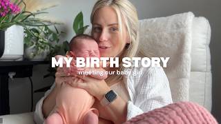 My Positive Unmedicated Birth Story | first time mom