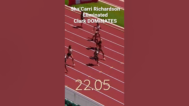 Sha’Carri Richardson Eliminated Clark UPSETS! Gabby Thomas. 22.05s 200meter #shorts #track #fast