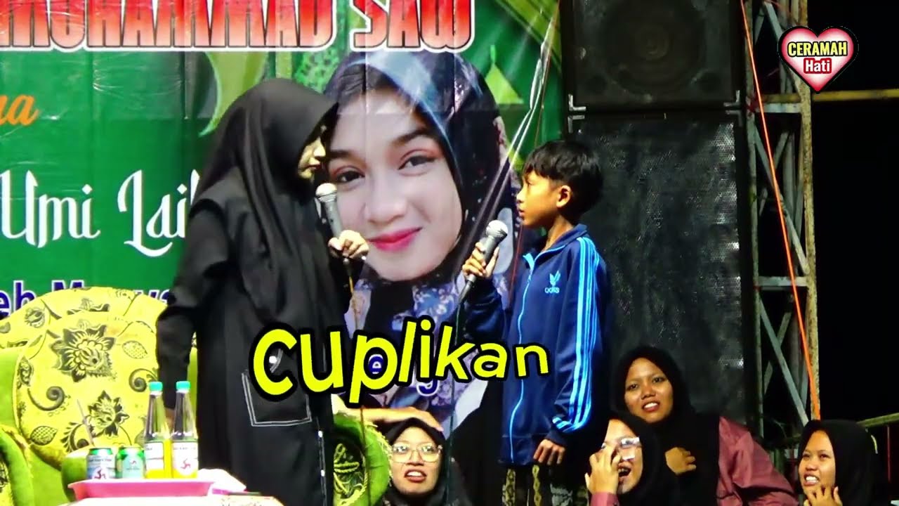 UMI LAILA. BOCIL BIKING NGAKAK LUCU PARAH. CERAMAHHATI