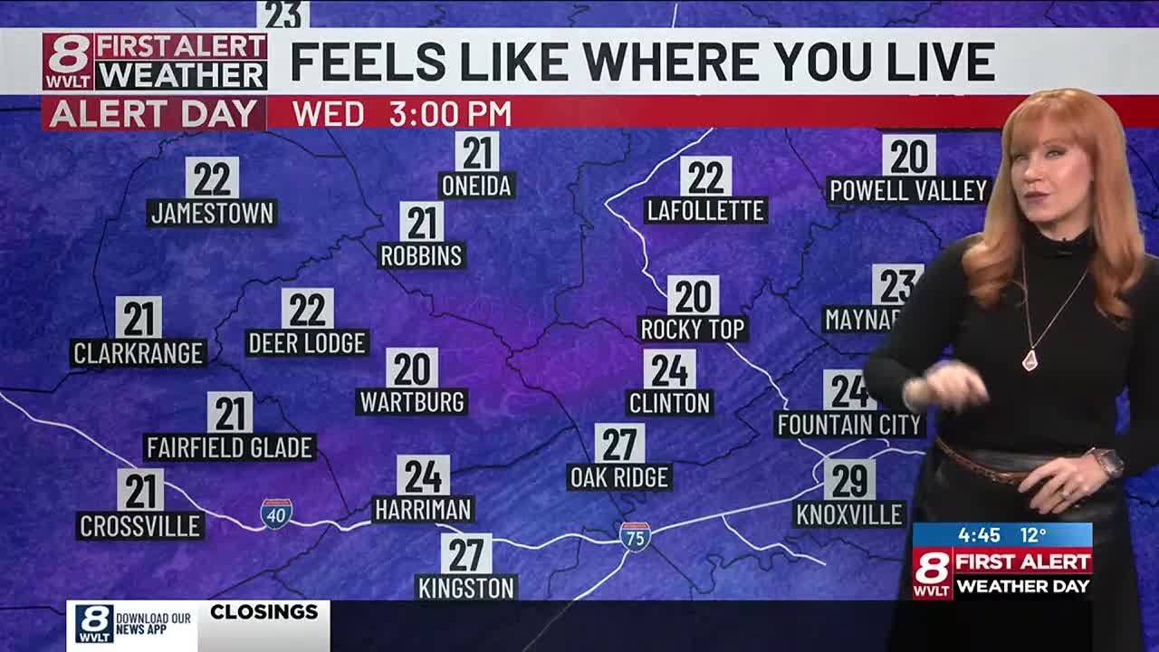 Coldest morning then a gradual warming trend ahead - YouTube