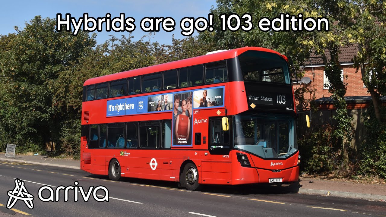 Journey On TfL Route 103 | Arriva London HV273 - LK17AFE - Volvo B5LH Wright Eclipse Gemini 3.
