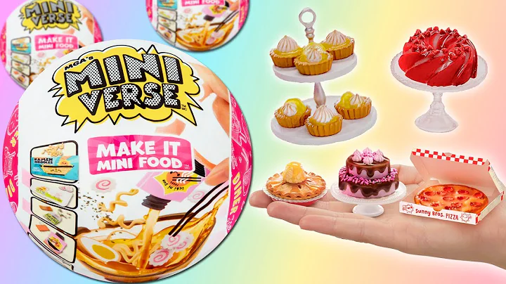 MAKING *MORE* MINI FOOD! MINIVERSE Make It Mini DINER Series 2