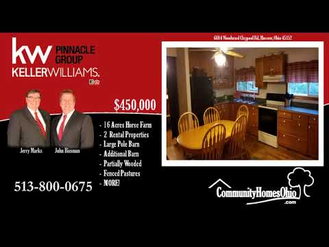 6884 Woodward Claypool Rd, Morrow, OH home video tour