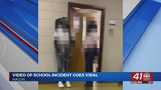 going viral appears to show student and teacher at Westside High School