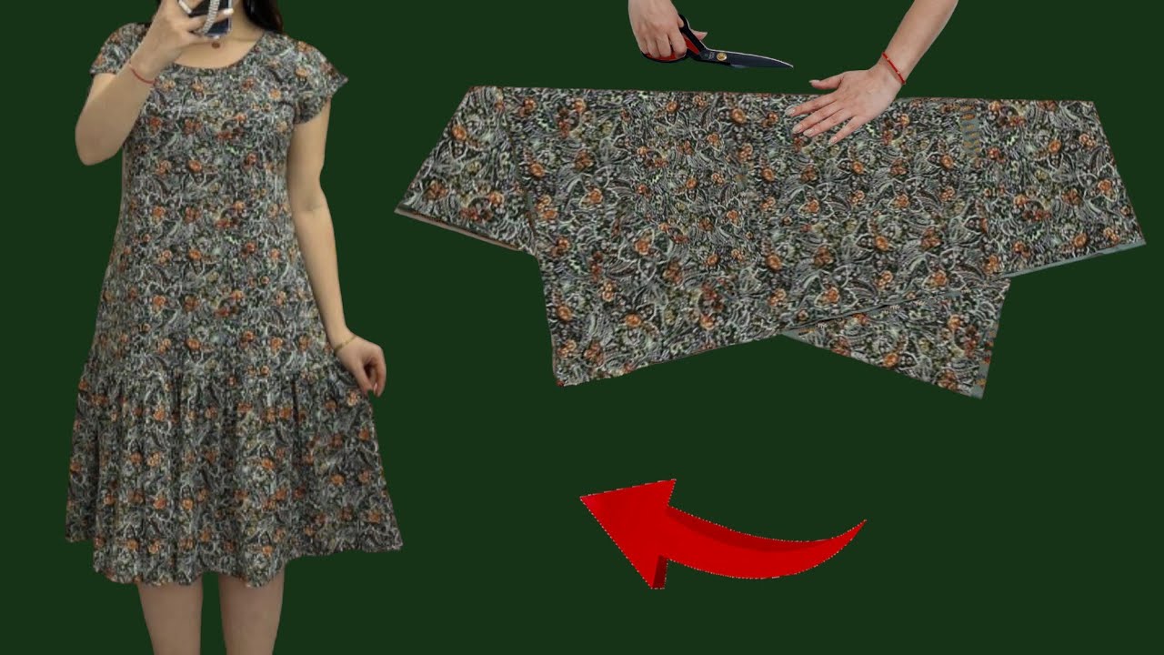 ⚘️Amazing Sewing Idea Dresses ❣️All Size 💃Sew This In 10 Minute ✨Summer Trends Dresses So Easy Style