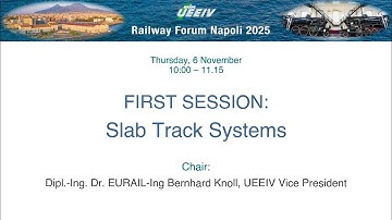 Session 1   Railway Forum Napoli