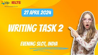 27 april 2024 ielts writing task 2 | sample answers | academic & general | evening slot | india