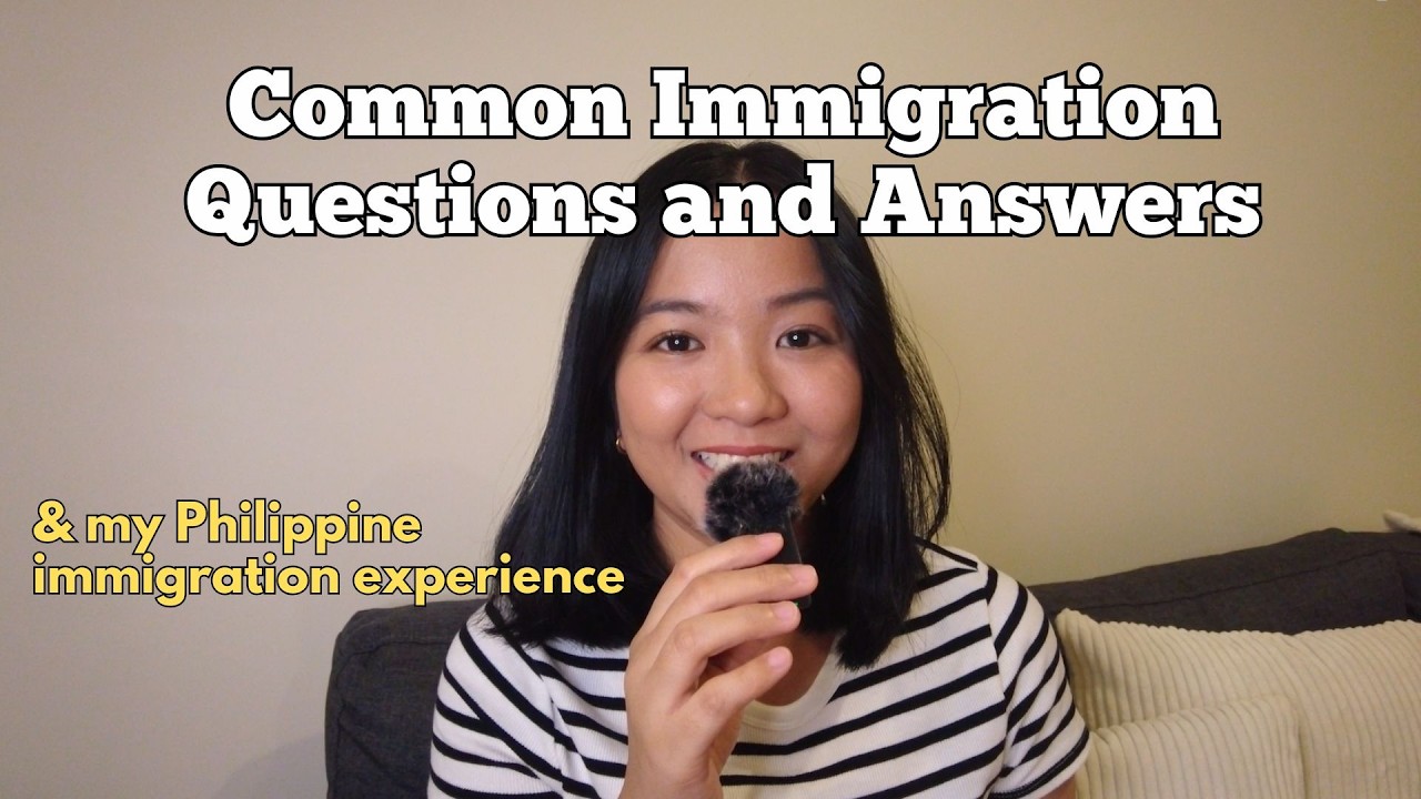 Philippine Immigration Interview: Common Questions + Answers | Joyce Gorospe