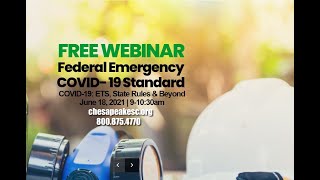 Federal Emergency COVID  19 Standard 2021