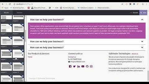 F.A.Q Snippet Odoo, Frequently Asked Questions Snippets Odoo