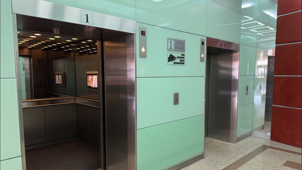 Эксклюзив в 4К! Скоростные Лифты KONE M-series 1995-2002 годов выпуска.