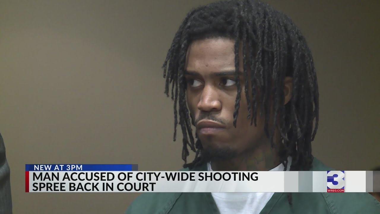Man accused of city-wide shooting spree back in court - YouTube