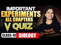 All Important Experiments🔥Biology Class 10 AP/TS | All Chapters | Sunaina Mam