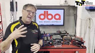 The DBA brake pad range covers 95% of Australian vehicle applications