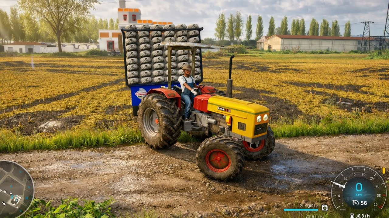 Indian Farming Gameplay😍 old FARM | 5911🚜 x BrarTV