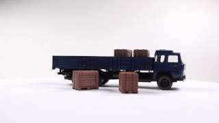 Hochbordpritschen-Lkw Magirus 235 D Transeuropa Von Wiking