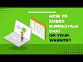How To Embed RumbleTalk Chat On Your Website mp3