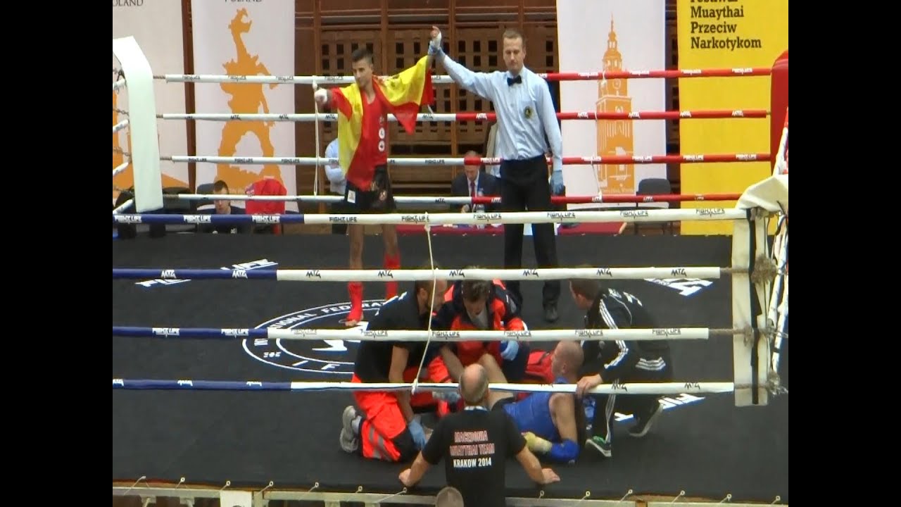 Campeonato de europa IFMA- muay thai- Miguel martinez España vs macedonia