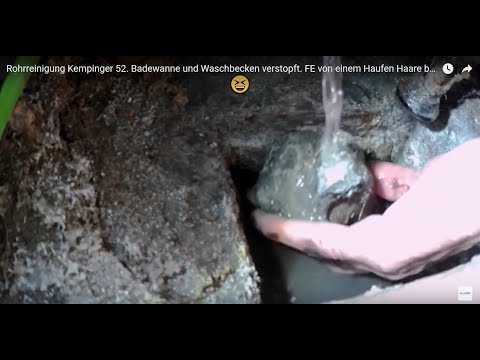 rohrreinigung-kempinger-52.-badewanne-und-waschbecken-verstopft.-fe-von-einem-haufen-haare-befreit