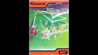 MSX - Konami´s Ping Pong (Konami, 1985)¡Gameplay Comentado!