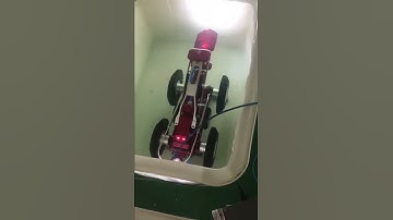 X5 Series pipeline robot for water proof testing 1