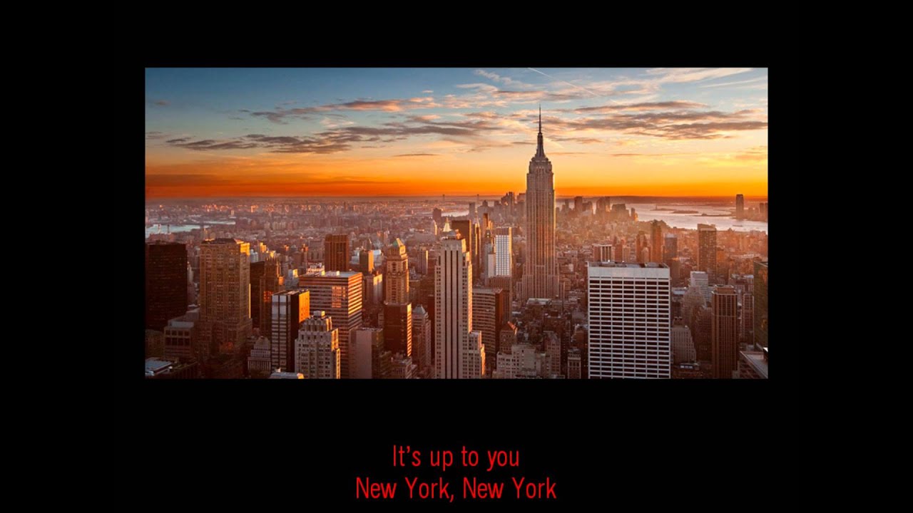 Frank Sinatra's New York, New York With Lyrics YouTube