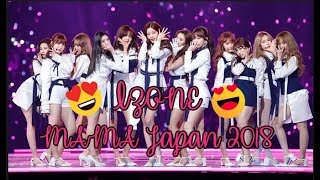 IZONE (아이즈원) | MAMA JAPAN 2018 | INTRO   MEMORY   LA VIE EN ROSE   RUMOR [HD]
