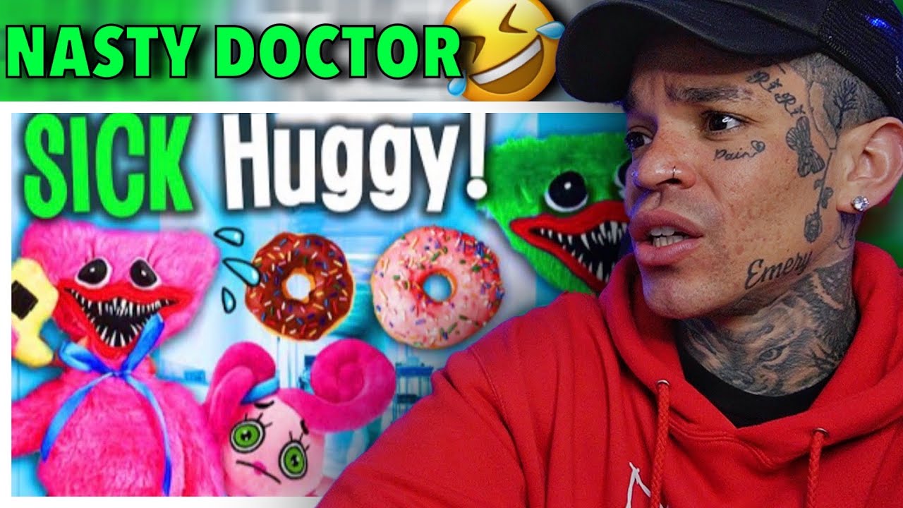 Huggy's World - Poppy Playtime Plush: Sick Huggy Wuggy! [reaction ...