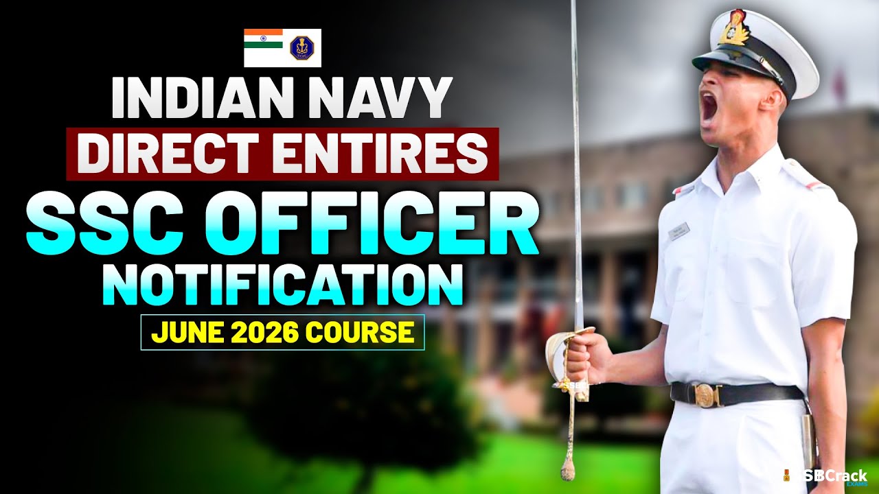 Indian Navy SSC Officers Recruitment June 2026 Entry