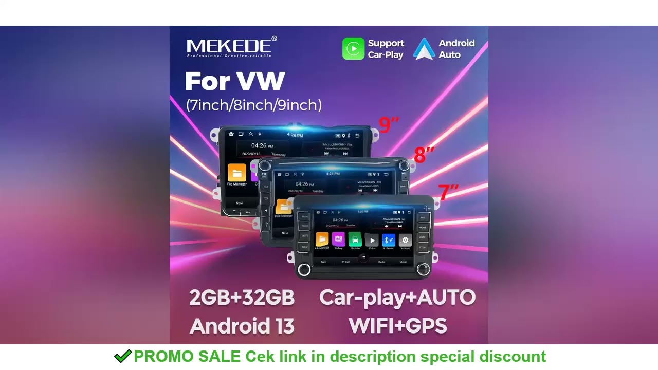 MEKEDE Android Autoradio For Volkswagen Passat b6 b7 golf 5 6 Polo Jetta Skoda Car Radio Multimedia