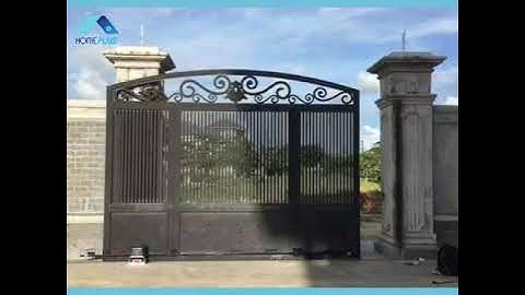 Bàn giao cổng trượt tự động A1500 cho khách hàng tại Huế