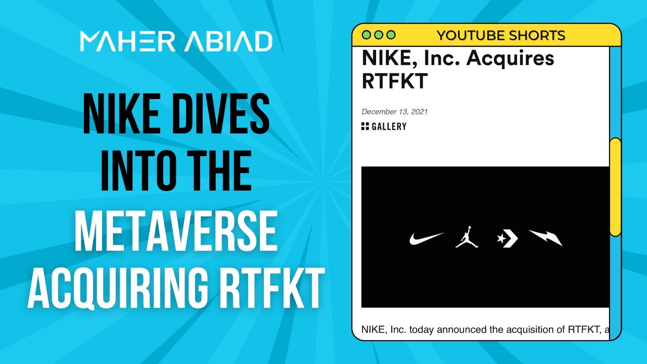 Nike Dives Into The Metaverse Acquiring RTFKT 
