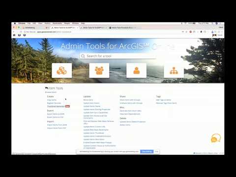 Webinar Recording - Admin Tools for ArcGIS Online, Thumbnail Generator