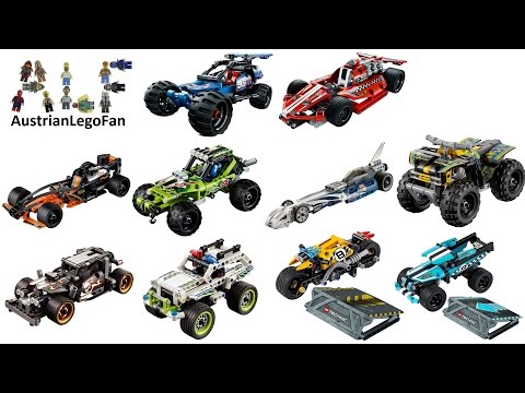 This is the biggest LEGO Technic pull-back racers stunt ever! So many excited kids, so much speed, s. 