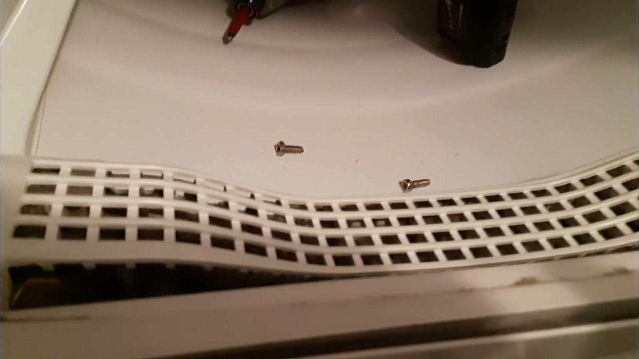 How to remove dryer lint trap housing. YouTube