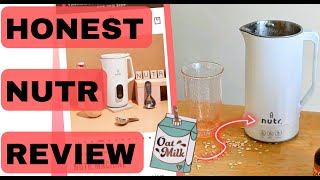 NUTR Unboxing | An HONEST Review of Dairy free Plant Based Milk Maker