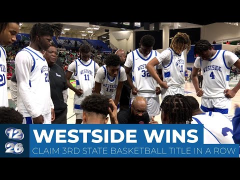 Westside Patriots claim 3rd state basketball title in a row
