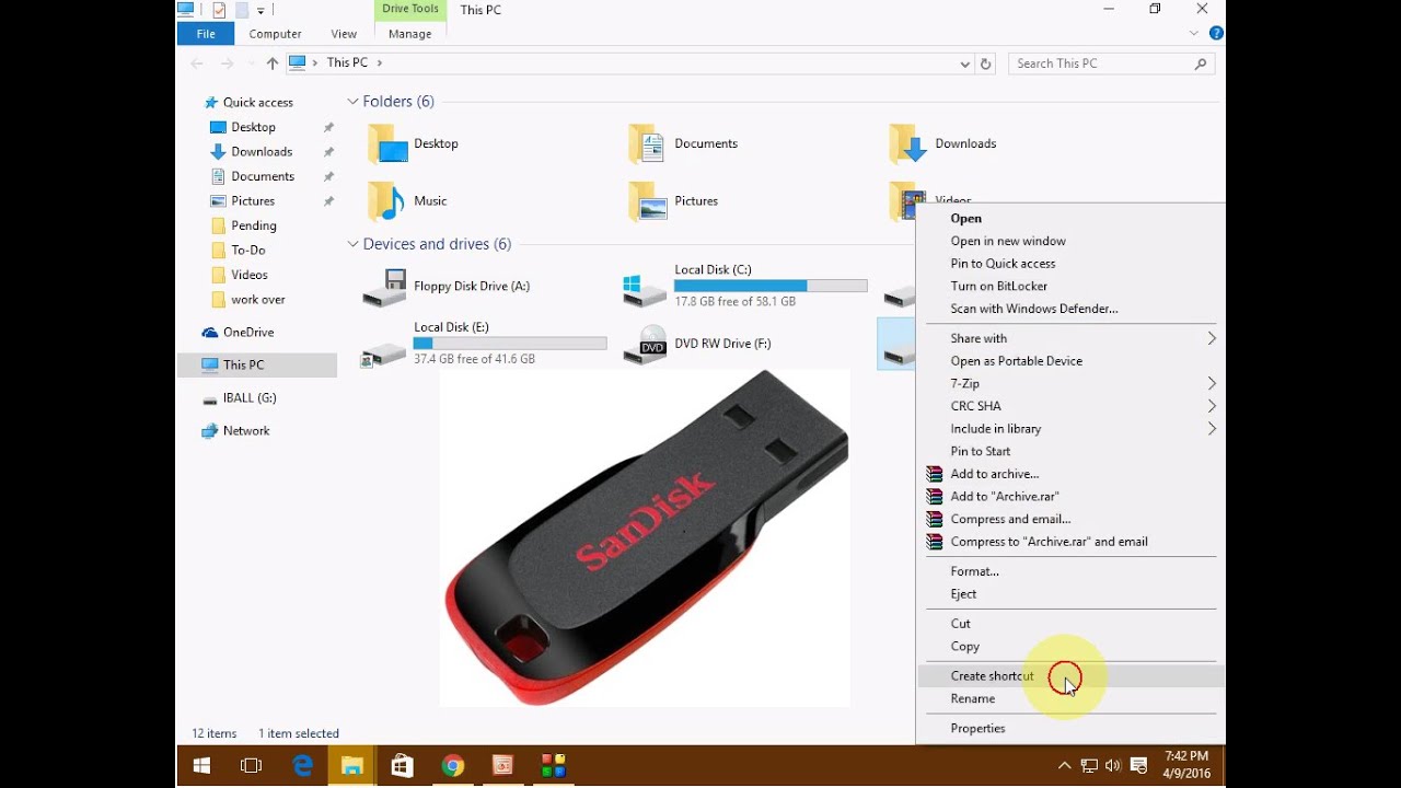 how to use pendrive in laptop