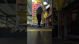Amazon stowing first day on floor
