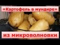 Картофель в мундире в микроволновке или как быстро варить картошку!